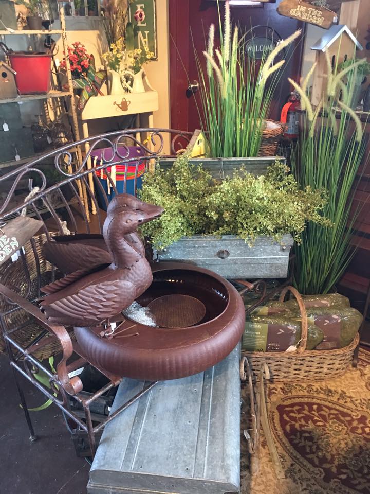 Garden gift shop items at Zerrillo Gardens